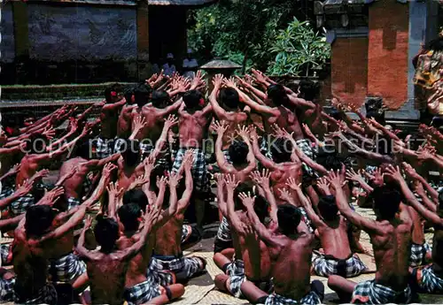 AK / Ansichtskarte Bali_Indonesien Kecak Dance Tradition Bali Indonesien