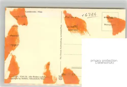 AK / Ansichtskarte Lambrecht Fliegeraufnahme Lambrecht