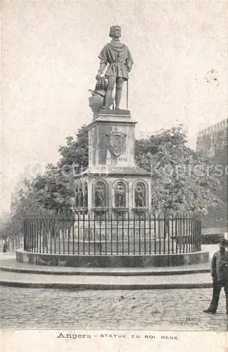 AK / Ansichtskarte Angers Denkmal Roi Rene Angers