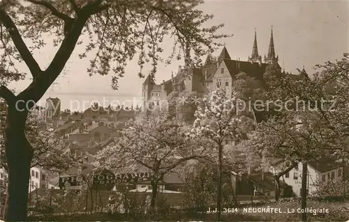 AK / Ansichtskarte Neuchatel_NE La Collegiale  Neuchatel NE