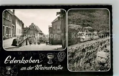 AK / Ansichtskarte Edenkoben Strassenpartie Sanatorium Edenkoben