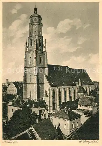 AK / Ansichtskarte Noerdlingen St. Georgskirche  Noerdlingen