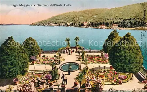 AK / Ansichtskarte Isola_Bella_Lago_Maggiore Giardino dell isola Isola_Bella_Lago_Maggiore