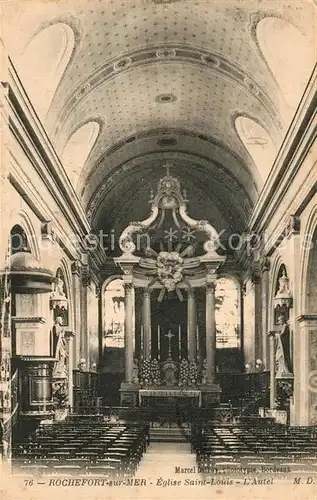 AK / Ansichtskarte Rochefort_sur_Mer Saint Louis Altar Rochefort_sur_Mer