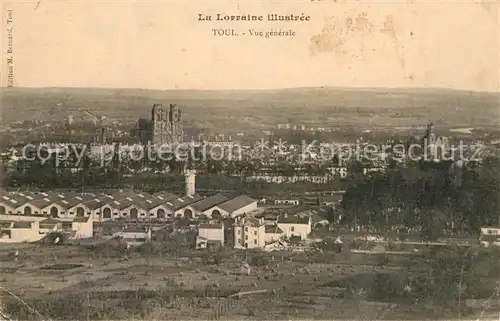 AK / Ansichtskarte Toul_Meurthe et Moselle_Lothringen Panorama Kirche Toul_Meurthe et Moselle