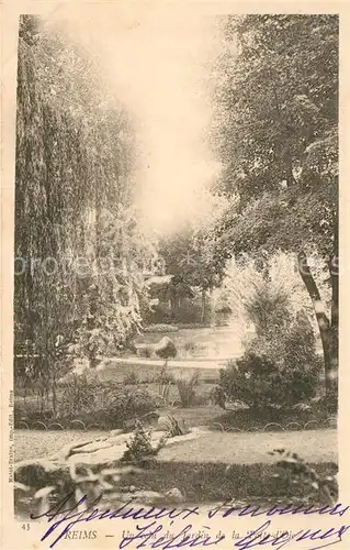 AK / Ansichtskarte Reims_Champagne_Ardenne Jardin  Reims_Champagne_Ardenne