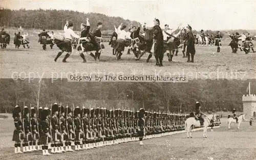 AK / Ansichtskarte Leibgarde_Wache Display Gordon Highlanders  Leibgarde Wache