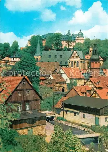 AK / Ansichtskarte Stolberg_Harz Altstadt Kirche Schloss Stolberg Harz