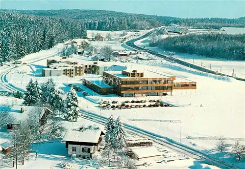 AK / Ansichtskarte Le_Chalet_a_Gobet Ecole Hoteliere Lausanne en hiver vue aerienne 