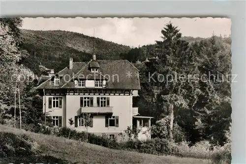 AK / Ansichtskarte Guenterstal_Freiburg Haus Riedberg Guenterstal_Freiburg