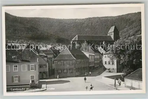 AK / Ansichtskarte Lambrecht Ebertbruecke Lambrecht