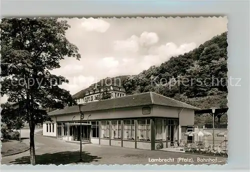 AK / Ansichtskarte Lambrecht Bahnhof Lambrecht