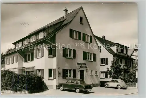 AK / Ansichtskarte Tuebingen Hotel Gaststaette Kuerner Tuebingen