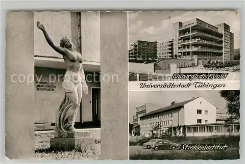 AK / Ansichtskarte Tuebingen Med Strahleninstitut der Uni Tuebingen Chirurg Klinik Tuebingen