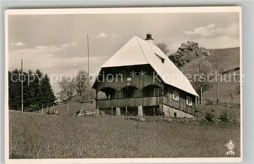 AK / Ansichtskarte Freiburg_Breisgau Wanderheim Berglust Hohbuehl Freiburg Breisgau