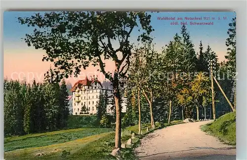 AK / Ansichtskarte Todtnau Waldhotel am Notschrei Todtnau