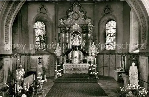 AK / Ansichtskarte St_Peter_Schwarzwald Wallfahrtskirche Maria Lindenberg Hochaltar St_Peter_Schwarzwald