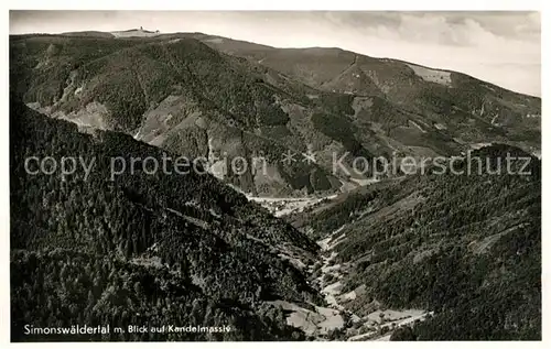 AK / Ansichtskarte St_Peter_Schwarzwald Simonswaeldertal mit Kandelmassiv St_Peter_Schwarzwald