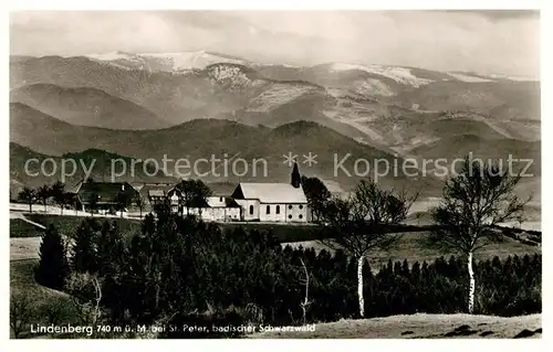 AK / Ansichtskarte St_Peter_Schwarzwald Haus Lindenberg  St_Peter_Schwarzwald