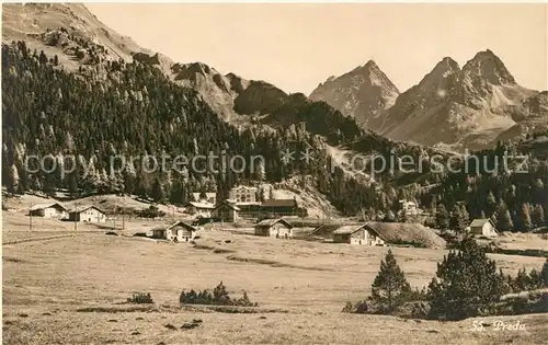 AK / Ansichtskarte Preda Panorama Alm Preda