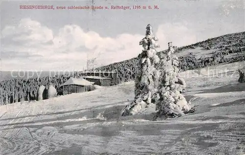 AK / Ansichtskarte Schlesische Baude Winterpanorama Gasthaus Schlesische Baude