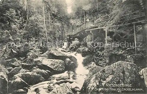 AK / Ansichtskarte Schreiberhau_Riesengebirge Zackelklamm Schreiberhau