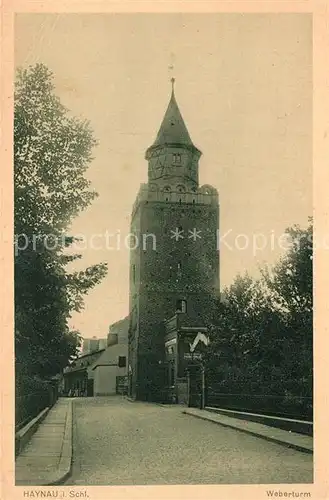 AK / Ansichtskarte Haynau Weberturm Haynau