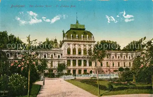 AK / Ansichtskarte Budapest Sankt Lukas Bad Budapest