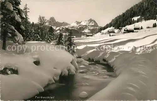 AK / Ansichtskarte Turbachtal Turbach im Winter Turbachtal