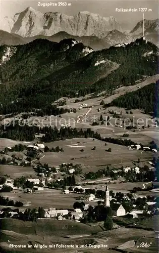 AK / Ansichtskarte Pfronten Falkenstein Zugspitze Pfronten