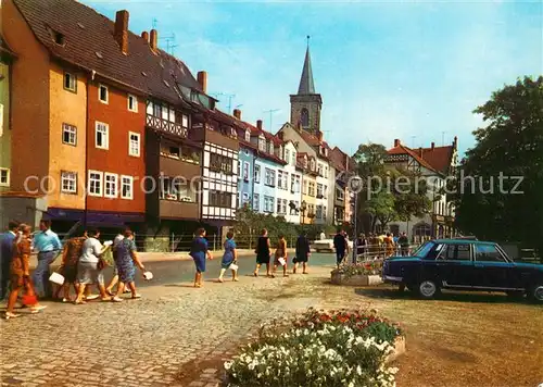 AK / Ansichtskarte Erfurt Haeuser der Kraemerbruecke Altstadt Erfurt