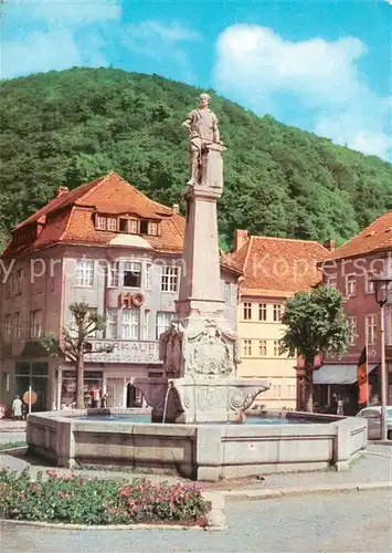 AK / Ansichtskarte Suhl_Thueringer_Wald Waffenschmiedbrunnen Suhl_Thueringer_Wald