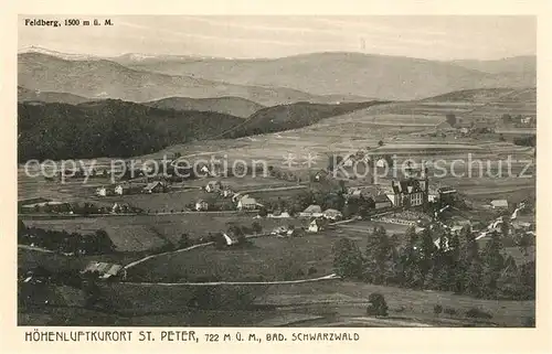 St_Peter_Schwarzwald Panorama Maria Lindenberg Wallfahrtskirche  St_Peter_Schwarzwald