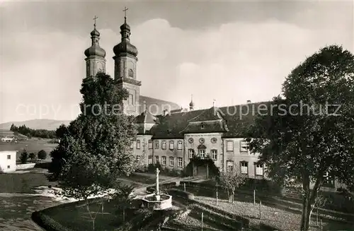 St_Peter_Schwarzwald Klosterkirche mit Klosterhof St_Peter_Schwarzwald