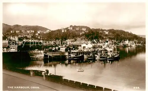 AK / Ansichtskarte Oban Hafen Oban