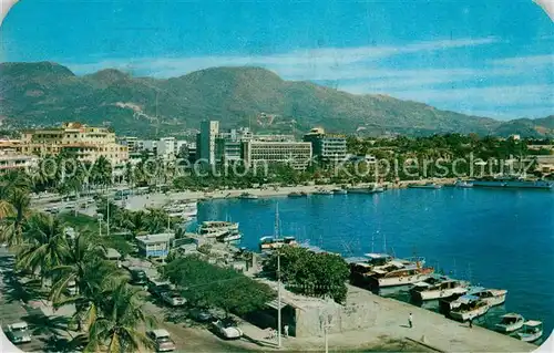 AK / Ansichtskarte Acapulco Hafen Panorama Hotelanlagen Acapulco