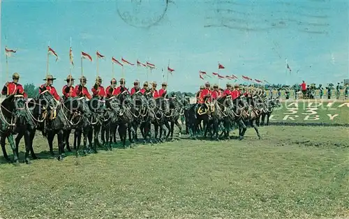 AK / Ansichtskarte Polizei Royal Canadian Mounted Police Musical Ride  Polizei