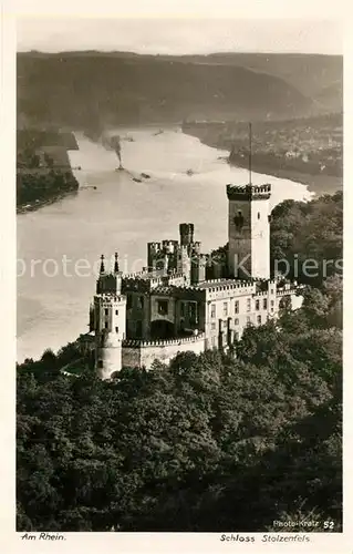 AK / Ansichtskarte Foto_Kratz_Nr. 52 Schloss Stolzenfels  Foto_Kratz_Nr.