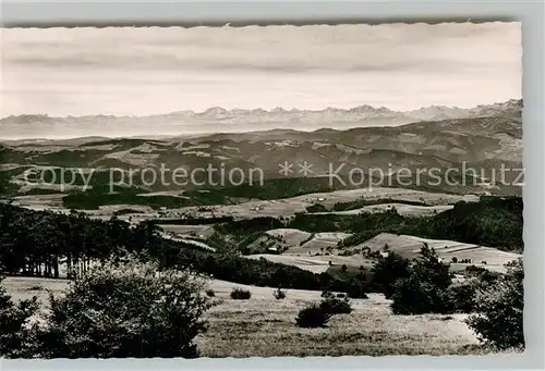 AK / Ansichtskarte Waldkirch_Breisgau Berghotel Kandel Panorama Waldkirch Breisgau