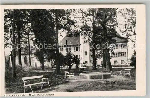 AK / Ansichtskarte Bad_Krozingen Schlosspark Bad_Krozingen