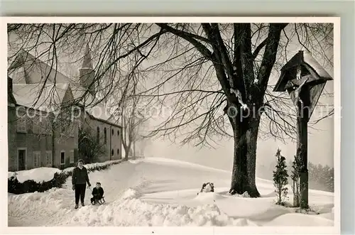 AK / Ansichtskarte St_Peter_Schwarzwald Haus Lindenberg Wegekreuz St_Peter_Schwarzwald