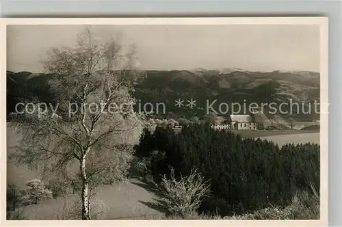 AK / Ansichtskarte St_Peter_Schwarzwald Haus Lindenberg Kurhaus und Wallfahrtskirche St_Peter_Schwarzwald