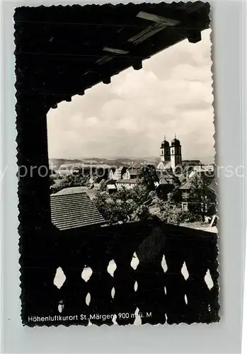 AK / Ansichtskarte St_Maergen Blick zur Kirche St_Maergen