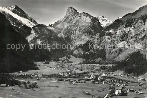 AK / Ansichtskarte Kandersteg_BE Fliegeraufnahme Gemmipass Rinderhorn Gellihorn Steghorn Kandersteg_BE