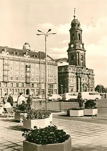 AK / Ansichtskarte Dresden Kreuzkirche Altmarkt Dresden