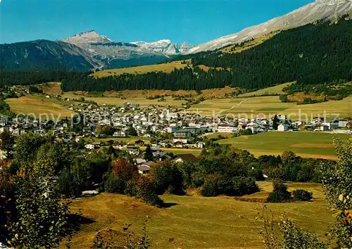 AK / Ansichtskarte Flims_Dorf Panorama Piz Grisch Flims_Dorf