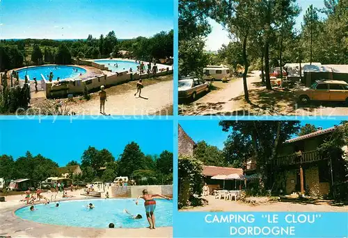 AK / Ansichtskarte Le_Coux et Bigaroque Camping Le Clou Piscine Bungalows Mobil Homes Bar Restaurant 