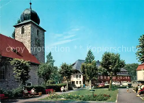 AK / Ansichtskarte Schluchsee St Nikolauskirche Hotel Schiff Schluchsee