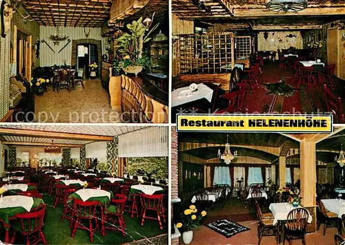 AK / Ansichtskarte Haltern_See Restaurant Helenenhoehe Gastraeume Haltern See