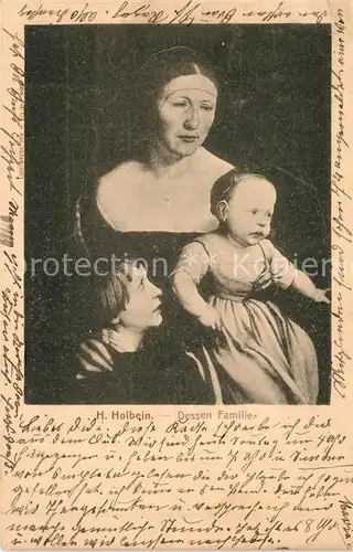 AK / Ansichtskarte Holbein_Hans Dessen Familie  Holbein Hans